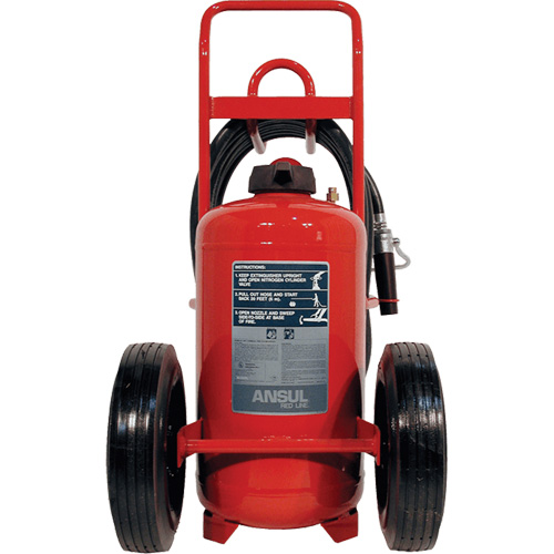 Red Line&reg; Wheeled Fire Extinguishers, BC, 150 lbs. Capacity OSI Industrial Sales