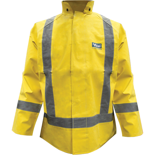 Veste de mineur Miner 49er, N&eacute;opr&egrave;ne, 3T-Grand, Vert lime OSI Industrial Sales
