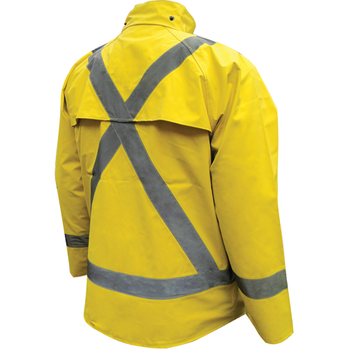 Veste de mineur Miner 49er, N&eacute;opr&egrave;ne, 3T-Grand, Vert lime OSI Industrial Sales