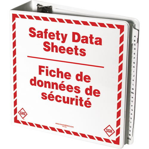 Reliures pour fiches de donn&eacute;es de s&eacute;curit&eacute; OSI Industrial Sales