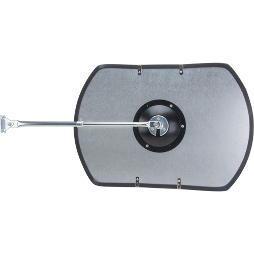 Roundtangular Convex Mirror with Telescopic Arm, 12" H x 18" W, Indoor/Outdoor OSI Industrial Sales