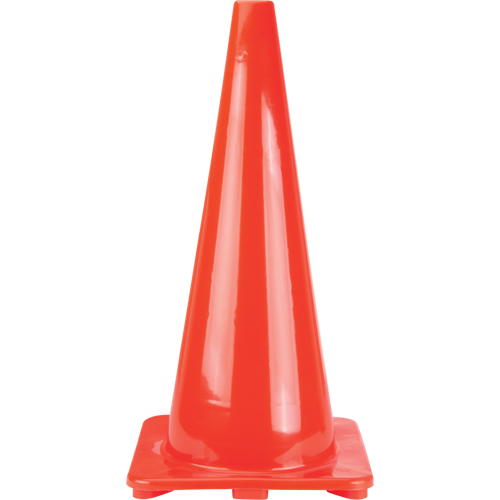 C&ocirc;nes de signalisation, 28", Orange OSI Industrial Sales