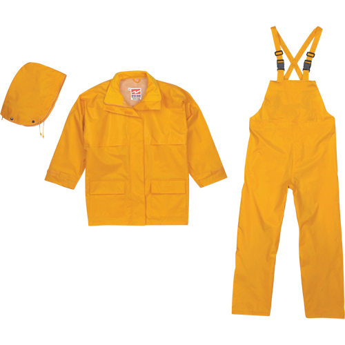 V&ecirc;tement imperm&eacute;able Open Road 150D 3 pi&egrave;ces ind&eacute;chirable, Polyester, T-Grand, Jaune OSI Industrial Sales
