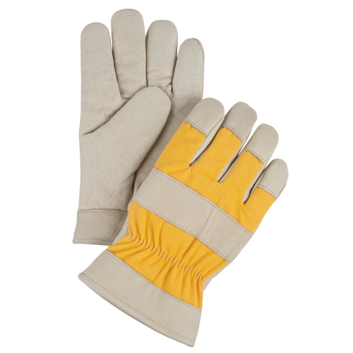 Gants de travail doubl&eacute;s pour l'hiver de premi&egrave;re qualit&eacute;, Moyen, Paume en Cuir fleur de porc, Doublure en Molleton de mousse OSI Industrial Sales