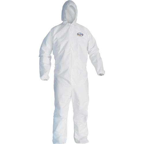 Combinaison Kleenguard A45 contre les liquides, les particules de pr&eacute;paration des surfaces et la peinture, Petit, Blanc, Micropore OSI Industrial Sales
