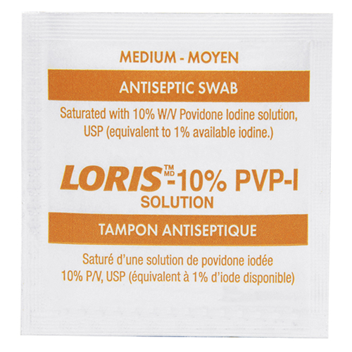 Traitement de pr&eacute;paration a&agrave; la povidone iod&eacute;e, Serviette, Antiseptique OSI Industrial Sales