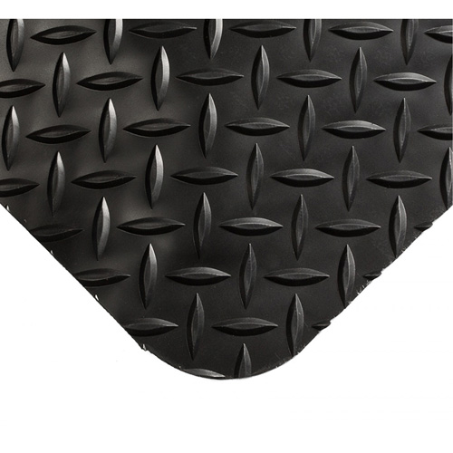 Smart Mats No.497, Diamond, 4' x 10' x 1", Black, PVC/Urethane OSI Industrial Sales