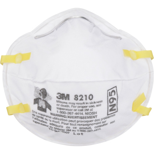 8210 Particulate Respirators, N95, NIOSH Certified OSI Industrial Sales
