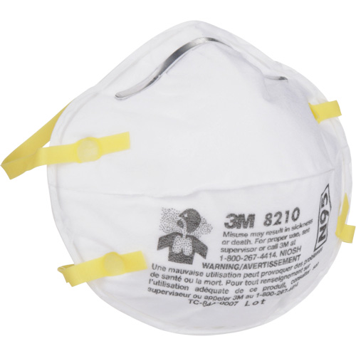 8210 Particulate Respirators, N95, NIOSH Certified OSI Industrial Sales