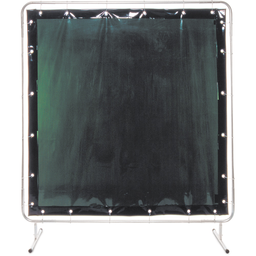 Welding Screen and Frame, Green, 6' x 10' OSI Industrial Sales
