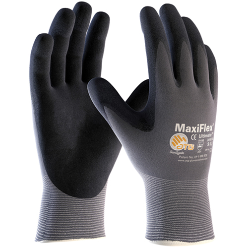 ATG MaxiFlex&reg; Ultimate Gloves, 6/X-Small, Foam Nitrile Coating, 15 Gauge, Nylon Shell OSI Industrial Sales