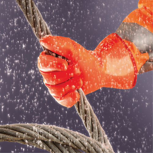 Gants Polar Grip 23-700, 9/Grand, R&ecirc;vetement PVC, Enveloppe en Nylon OSI Industrial Sales