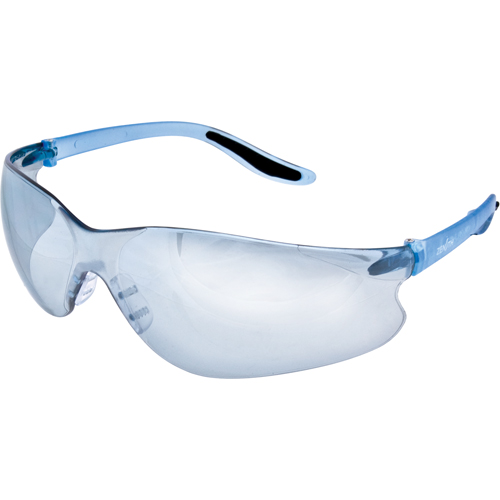 Lunettes de s&eacute;curit&eacute; s&eacute;rie Z500, Lentille Bleu/Miroir int&eacute;rieur/ext&eacute;rieur, Anti-&eacute;gratignures, ANSI Z87+/R&eacute;pond ou surpasse la norme CSA Z94.3 OSI Industrial Sales