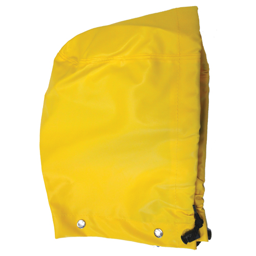 Journeyman&reg; Hood, One Size, Yellow, Polyester/PVC OSI Industrial Sales