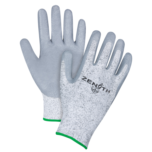 Seamless Stretch Cut-Resistant Gloves, Size Medium/8, 13 Gauge, Nitrile Coated, HPPE Shell, ANSI/ISEA 105 Level 2/EN 388 Level 3 OSI Industrial Sales