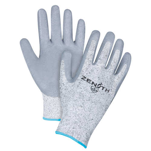 Seamless Stretch Cut-Resistant Gloves, Size X-Large/10, 13 Gauge, Nitrile Coated, HPPE Shell, ANSI/ISEA 105 Level 2/EN 388 Level 3 OSI Industrial Sales