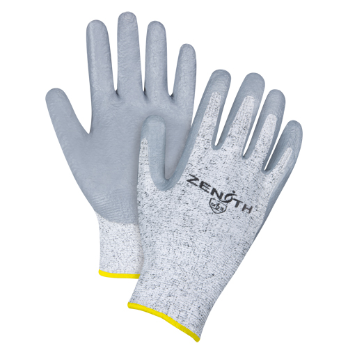 Seamless Stretch Cut-Resistant Gloves, Size 2X-Large/11, 13 Gauge, Nitrile Coated, HPPE Shell, ANSI/ISEA 105 Level 2/EN 388 Level 3 OSI Industrial Sales