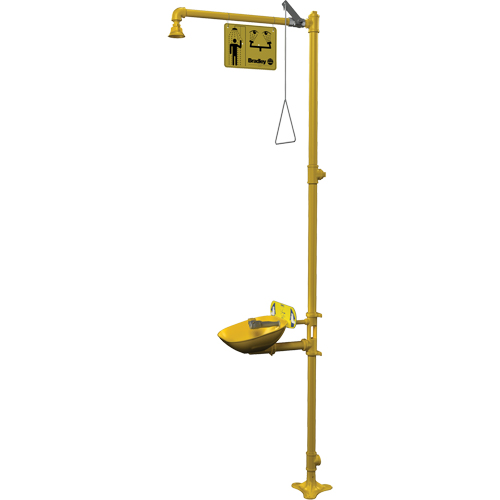 Combinaison de douche d'urgence & douche oculaire Halo OSI Industrial Sales
