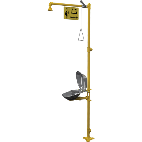 Combinaison de douche d'urgence & douche oculaire Halo OSI Industrial Sales