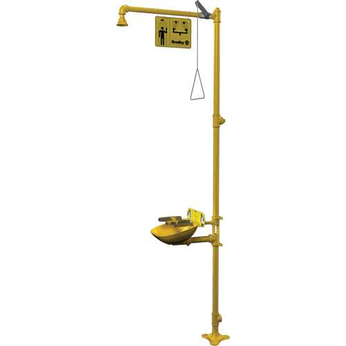 Halo Combination Emergency Shower & Eyewash Station OSI Industrial Sales