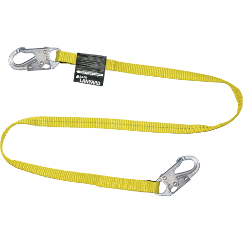 Longe en toile &agrave; sangle Miller, 1 branches, 6', Classe CSA B, Polyester OSI Industrial Sales