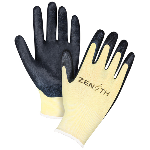 Gants r&eacute;sistants &agrave; la coupe avec prise sup&eacute;rieure, Taille 12/3T-Grand, Calibre 13, Rev&ecirc;tement Mousse de nitrile, Enveloppe en Aramide, ANSI/ISEA 105 niveau 3/EN 388 niveau 5 OSI Industrial Sales