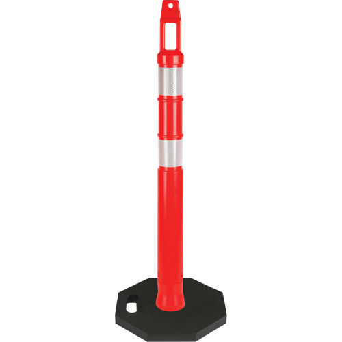 Premium Delineator Post, 42" H, Orange OSI Industrial Sales