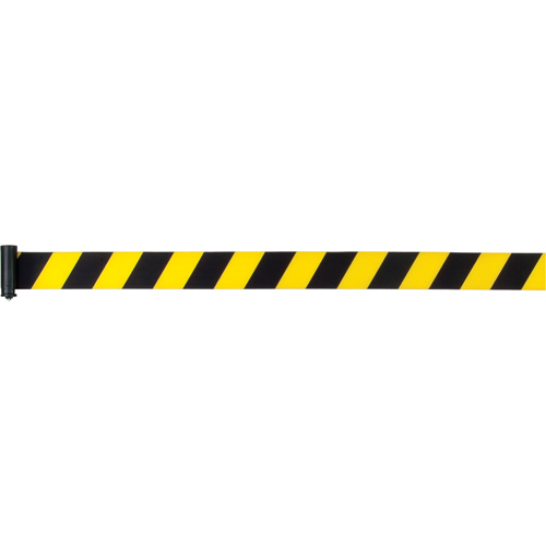 Cartouches de ruban pour assembler vos propre barri&egrave;res de contr&ocirc;le des foules, 7', Ruban Jaune OSI Industrial Sales
