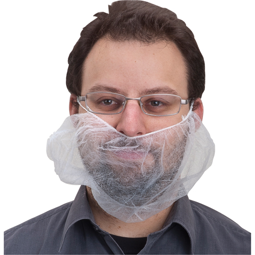 Beard Nets, Polypropylene, White OSI Industrial Sales
