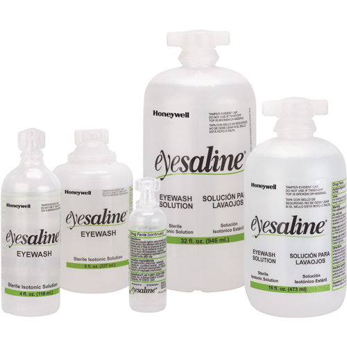 Saline Eyewash Bottles, Full Bottle, 1 oz. OSI Industrial Sales