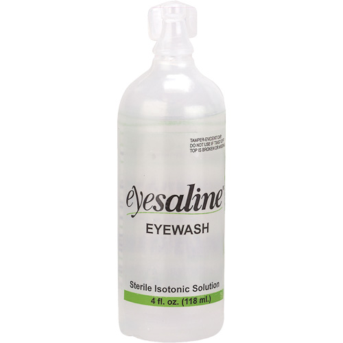 Saline Eyewash Bottles, Full Bottle, 4 oz. OSI Industrial Sales