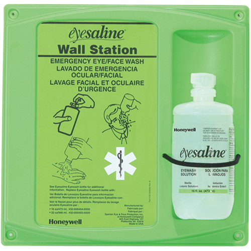 Saline Eyewash Wall Station, Single OSI Industrial Sales