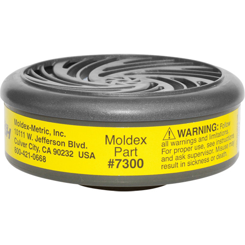 7000/9000 Series Respirator Filters, Gas/Vapour Cartridge, Organic Vapour/Acid Gas OSI Industrial Sales