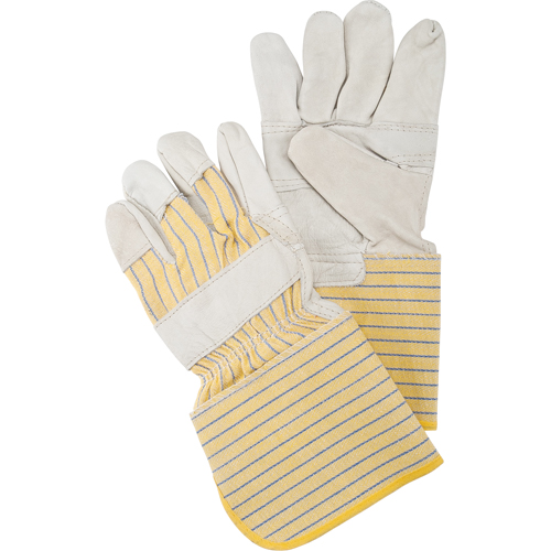 Gants d'ajusteur &agrave; paume renforc&eacute;e, Grand, Paume en Cuir fleur de vache, Doublure en Coton OSI Industrial Sales