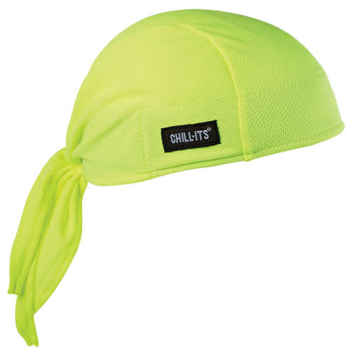 Coiffes de refroidissement Chill-Its 6615, Jaune lime haute visibilit&eacute; OSI Industrial Sales