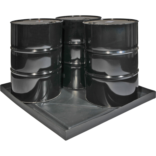 Coquilles de d&eacute;versements Econo Spill Shells , 51" lo x 47" la x 5" h, Cap. de d&eacute;versement 36 gal. US OSI Industrial Sales