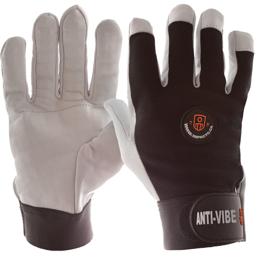 Gants antivibrations Air Glove, Taille Moyen, Paume Cuir perl&eacute; OSI Industrial Sales
