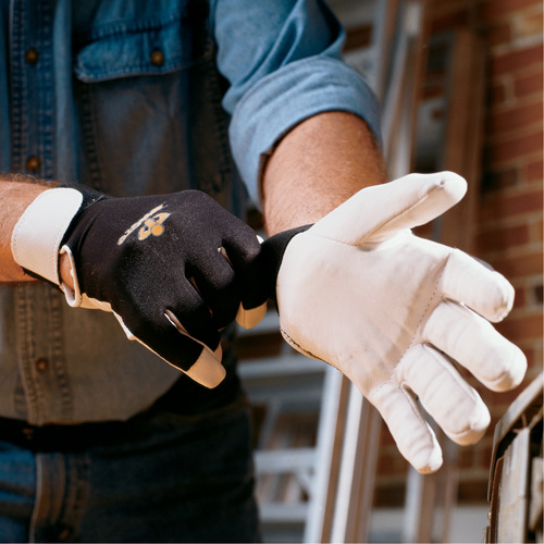 Gants antivibrations Air Glove, Taille Moyen, Paume Cuir perl&eacute; OSI Industrial Sales