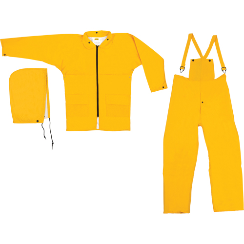 Natpac Rain Suit, Nylon, X-Large, Yellow OSI Industrial Sales