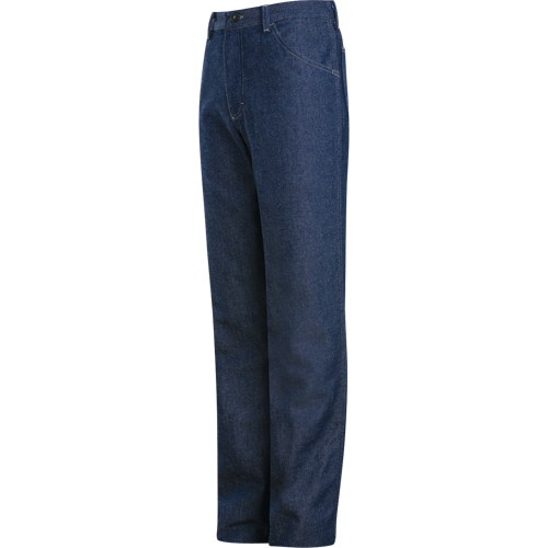 Pantalons en denim coupe d&eacute;tendue r&eacute;sistants aux flammes, 32, x 37, Bleu, 18 cal/cm² OSI Industrial Sales