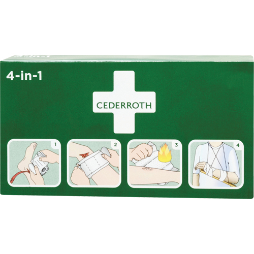 Coagulant 4-dans-1 cederroth, 9" lo x 5-1/2" la OSI Industrial Sales