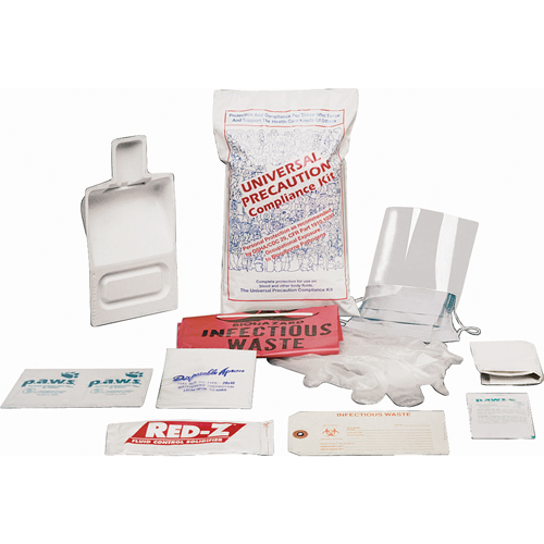 Trousses de nettoyage de d&eacute;versements liquides, Mati&egrave;res dangereuses, Sac, Absorbance de Aucune OSI Industrial Sales
