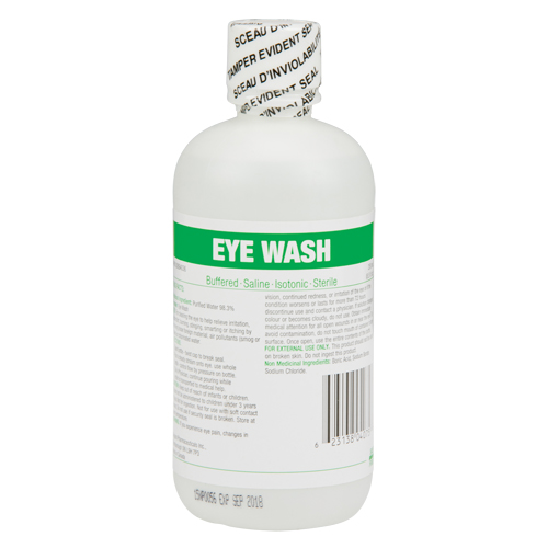 Eyewash, Full Bottle, 250 ml OSI Industrial Sales
