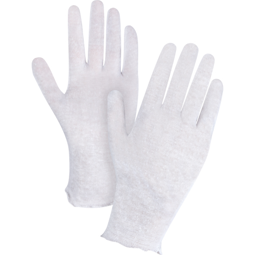 Gants d'inspection l&eacute;gers, Poly/coton, Poignet Non ourl&eacute;, Hommes OSI Industrial Sales
