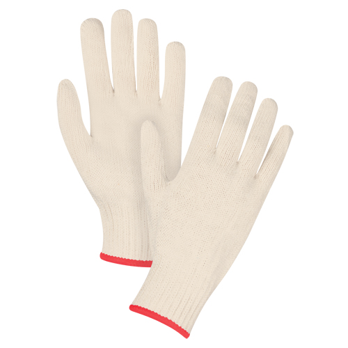 Standard-Duty String Knit Gloves, Poly/Cotton, 7 Gauge, Small OSI Industrial Sales