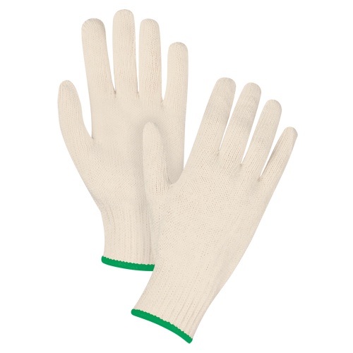 Standard-Duty String Knit Gloves, Poly/Cotton, 7 Gauge, Medium OSI Industrial Sales