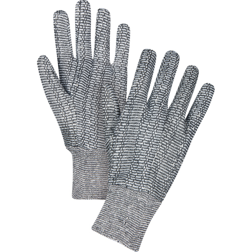 Jersey Gloves, X-Large, Salt & Pepper, Unlined, Knit Wrist OSI Industrial Sales