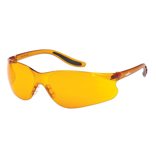 Z500 Series Safety Glasses, Orange Lens, Anti-Scratch, ANSI Z87+/Meets/Exceeds CSA Z94.3 OSI Industrial Sales
