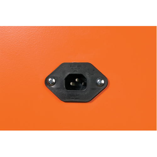 Emergency Preparedness Storage Cabinets, Steel, 4 Shelves, 65" H x 43" W x 18" D, Orange OSI Industrial Sales
