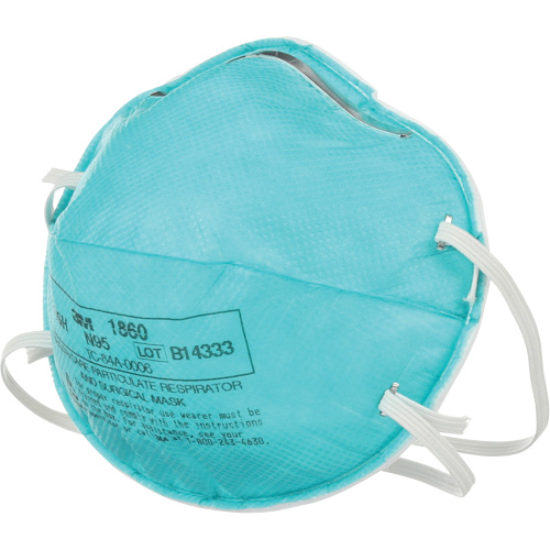 Respirateur 1860 contre les particules pour les soins de la sant&eacute;, N95, Certifi&eacute; NIOSH OSI Industrial Sales